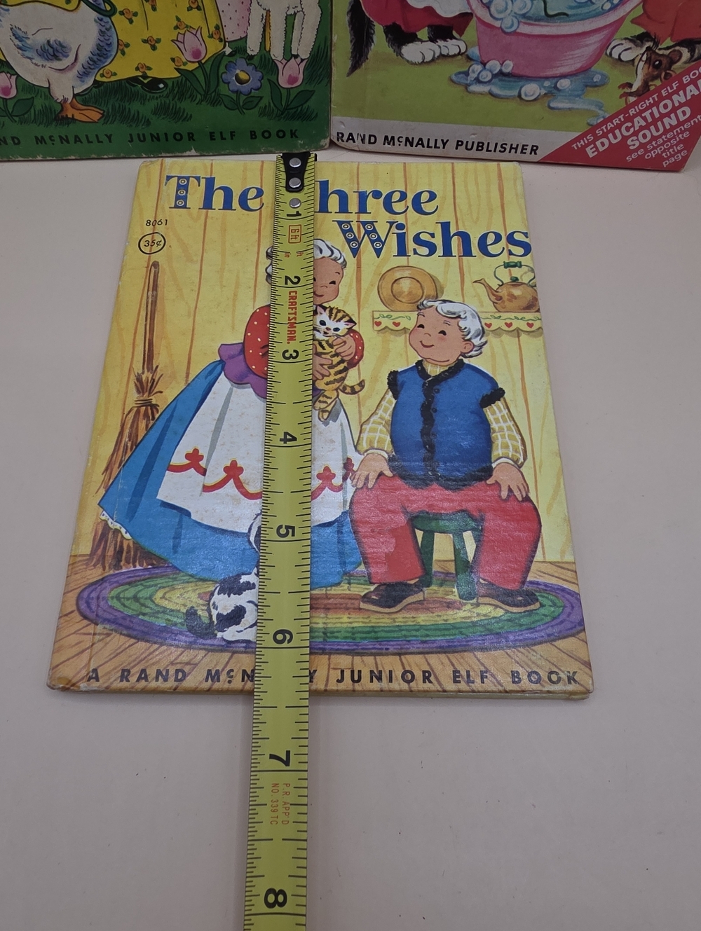 Vintage Junior Elf Books Mother Goose Three Little Kittens Rand McNally - Picture 2 of 4